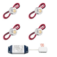 Cree LED Aufbaustrahler Gomera bas | Warm Weiß | Set mit 4, 6, 8, 10 oder 12 Stück L2218