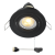 Coblux LED Einbaustrahler | Schwarz | Warm Weiß | 5 Watt | Dimmbar | Kippbar