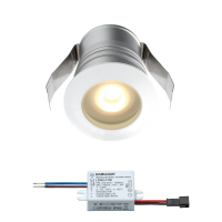 Cree LED Einbaustrahler Burgos | Weiß | Warm Weiß | 3 Watt | Dimmbar L2302