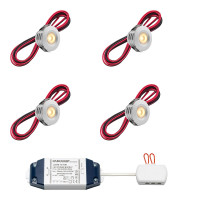 Cree LED Einbaustrahler Pals bas | Warm Weiß | Set mit 4, 6, 8, 10 oder 12 Stück L2230
