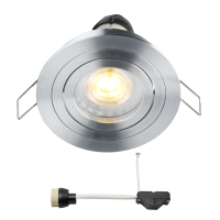 Coblux LED Einbaustrahler | Warm Weiß | 5 Watt | Dimmbar | Kippbar L2061
