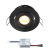 Creelux LED Einbaustrahler | Schwarz | Warm Weiß | 3 Watt | Dimmbar | Kippbar